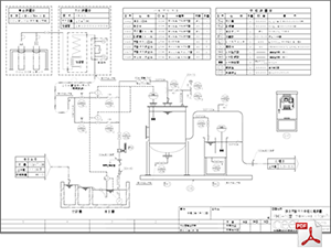 pH中和処理装置 フローシート PHG-10型 PDF